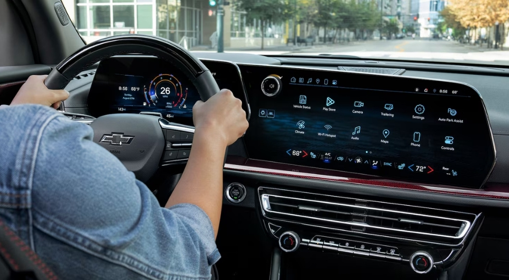 Infotainment display in a 2026 Chevy Traverse