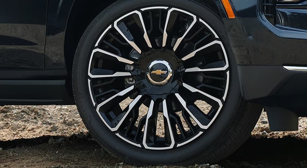The wheel on a 2026 Chevy Tahoe.