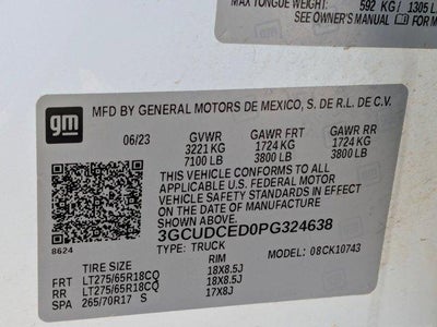 2023 Chevrolet Silverado 1500 Custom Trail Boss