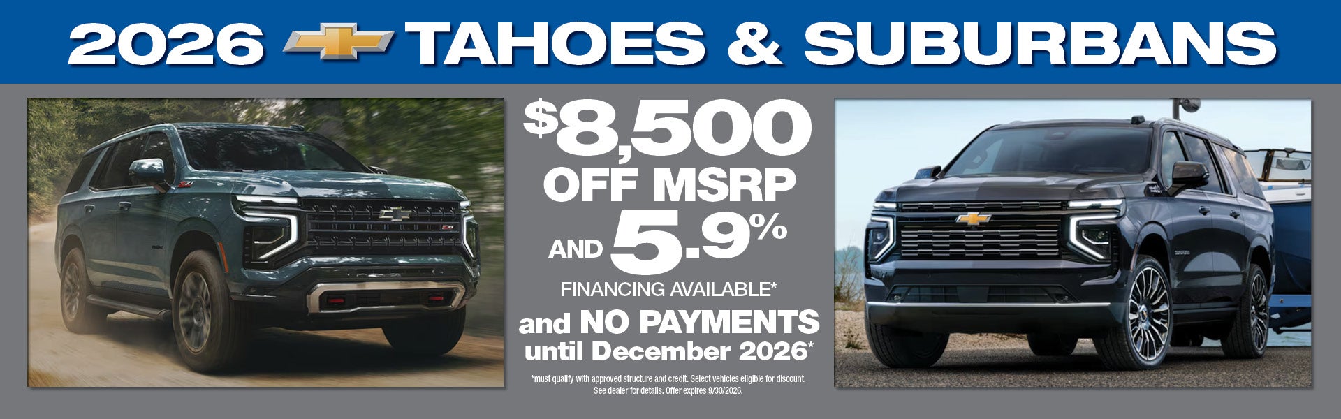 Tahoe & Suburbans