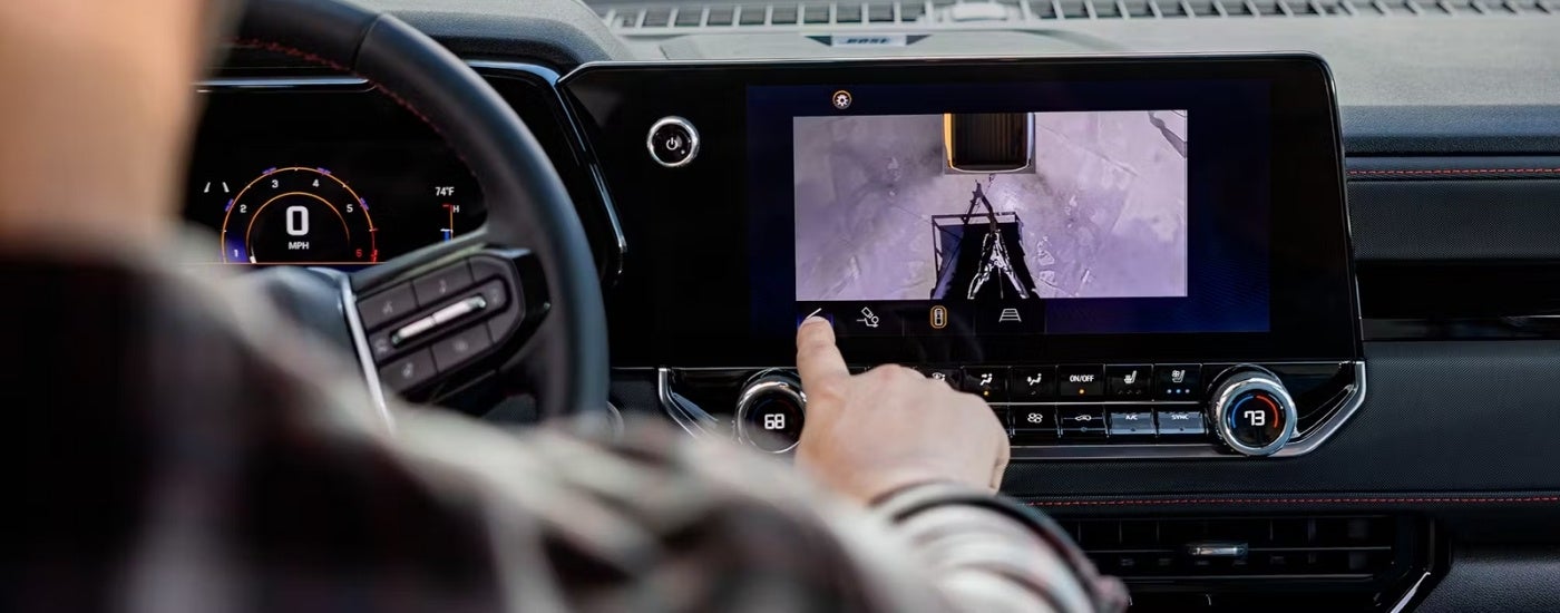 Infotainment screen in a 2024 Chevy Colorado.