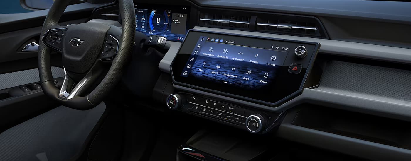 Infotainment display inside a 2027 Chevy Bolt