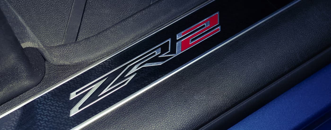 Close-up of the ZR2 badge on a 2026 Chevy Silverado 1500 ZR2